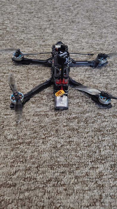 Складний карбоновий дрон на рамі Mini Range II LR4 4дюйма 185мм