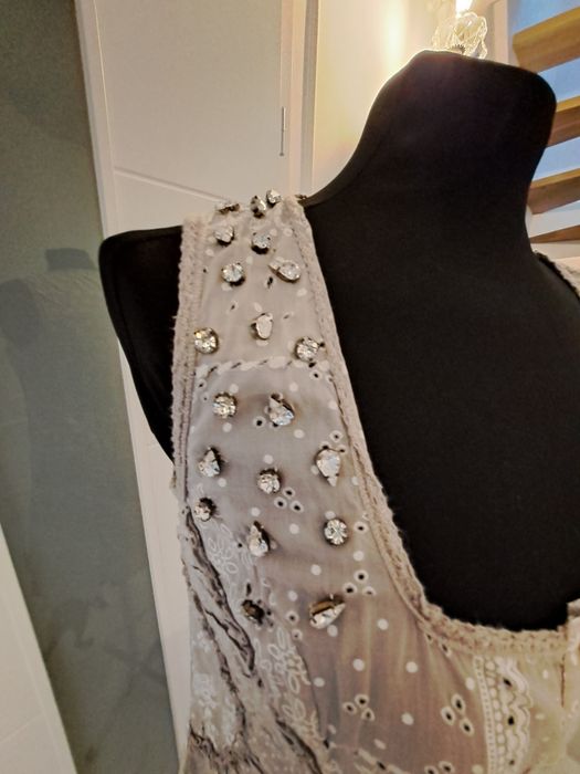 Sukienka szmizjerka cyrkonie Italy S/M