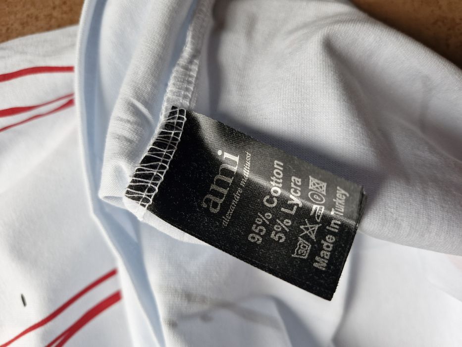 Nowa koszulka męska dsmska bawełna ami M L  tshirt bawełniany metki pr