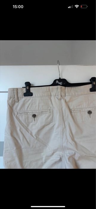 Spodenki beżowe męskie krótkie