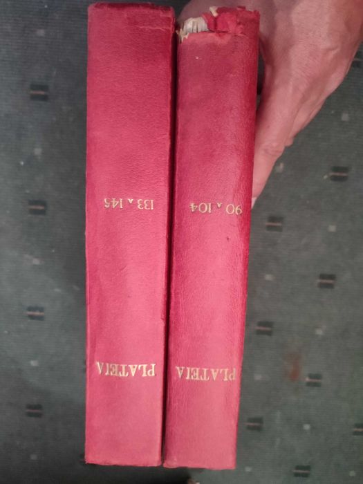 28 Revistas Plateia encadernadas em 2 volumes