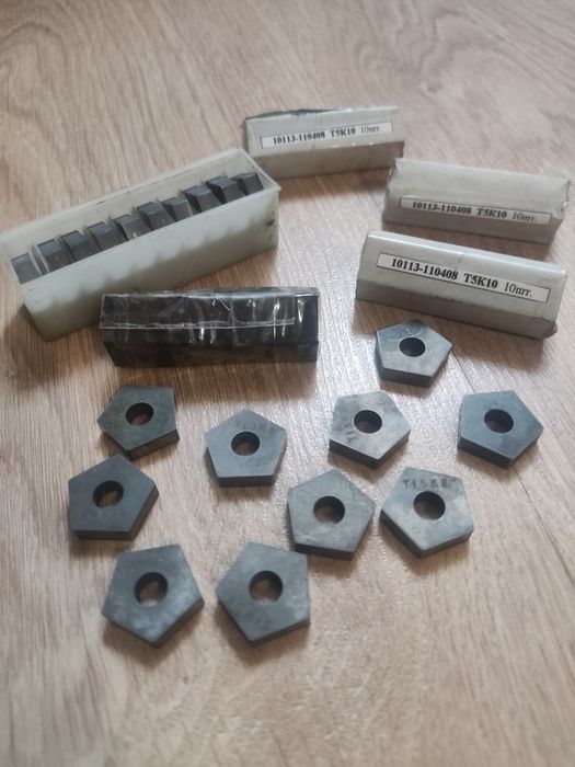 Пластина твердосплавная пятигранная