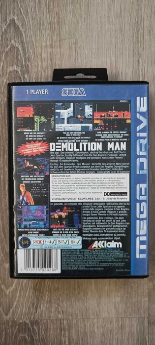 Jogo Demolition Man - Sega Mega Drive