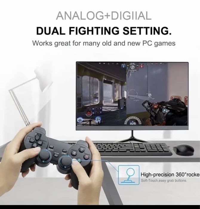 Беспроводной геймпад 2,4 ГГц для телефона Android/ПК/PS3/ТВ-приставки,