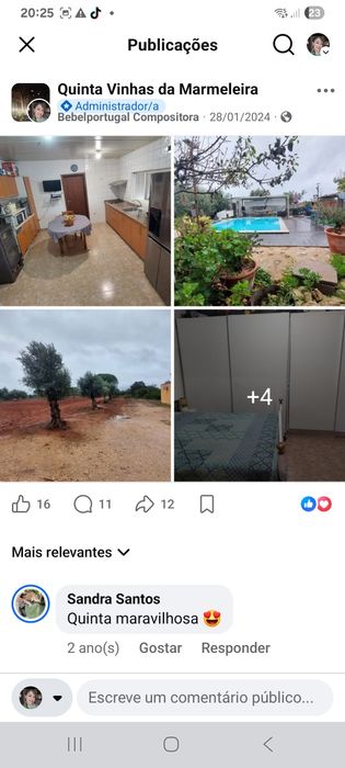 Moradia em um a quinta t4 vila da marmeleira