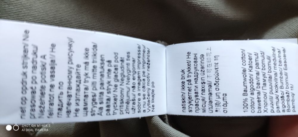 Camel Active oliwkowy t-shirt rozm XXL organiczna bawełna