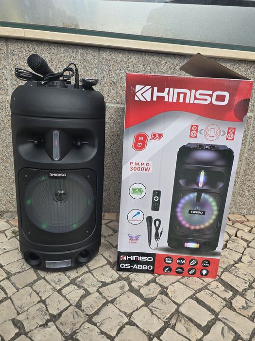 Coluna Bluetooth como microfone nova