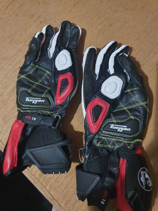 Luvas motard em pele Furygan AFS 18  tamanho xl