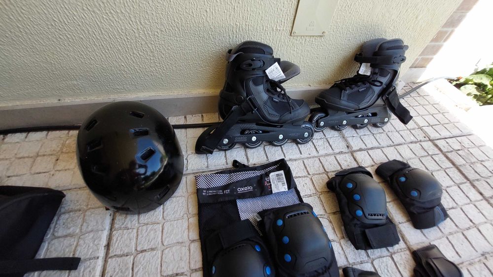 Patins em Linha como novos