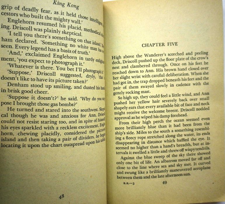 Книга ""Кинг  Конг. Новеллизация фильма"_англ.