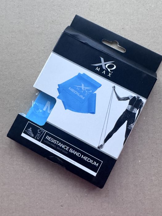 Резинка для фітнесу xq max середній опір без латексу 100x10см