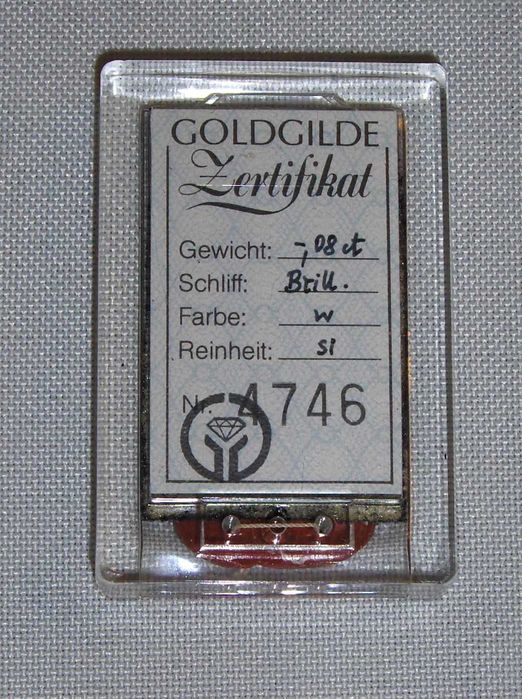 Diament 0,08 ct Certyfikat