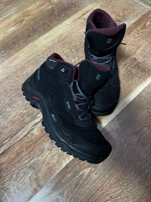 Ботинки Salomon SHELTER CS WP W L41110500 р.41 1/3 черный