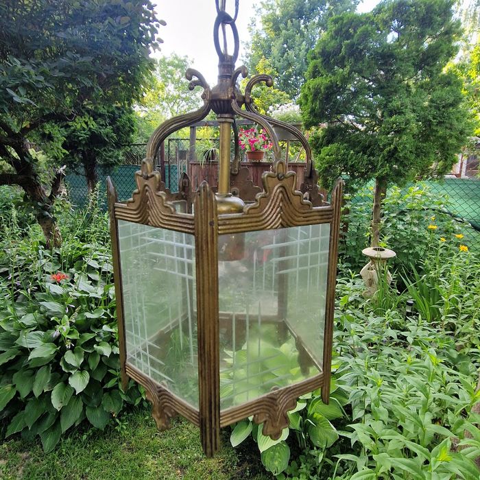 Piękna lampa wisząca