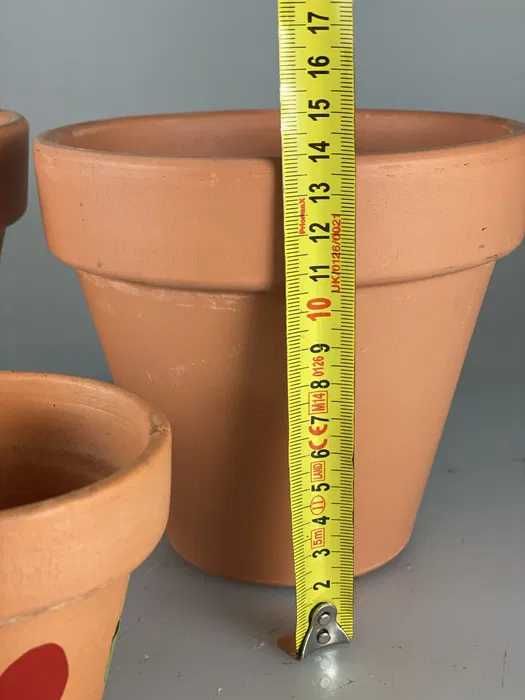 Conjunto de vasos de barro