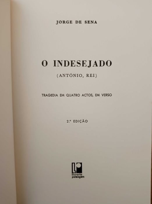 O Indesejado - Jorge de Sena