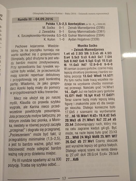 Droga do Mistrzostwa Szachowego cz.III