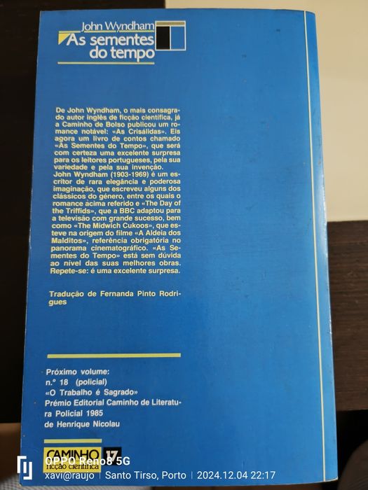 As sementes do tempo