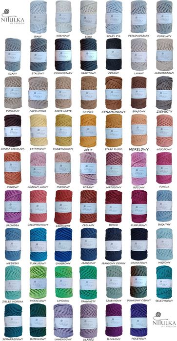 Koszyk wielkanocny, handmade, koszyk ze sznurka.