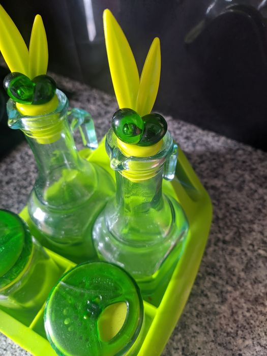 Kit azeite vinagre sal e pimenta