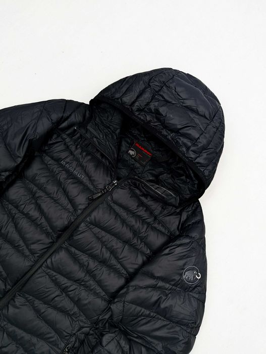 Mammut czarna kurtka puchowa z kapturem L