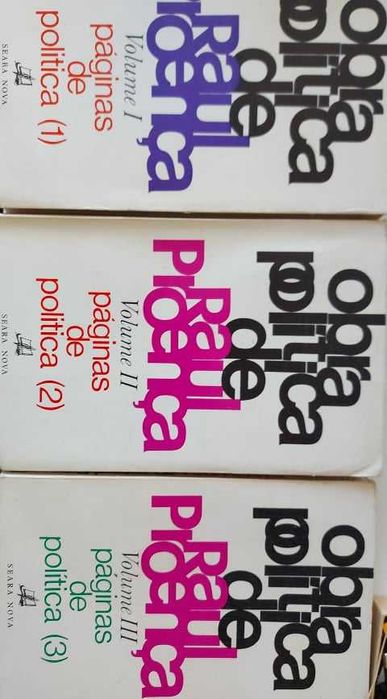 Obra Política de Raul Proença, 3 volumes