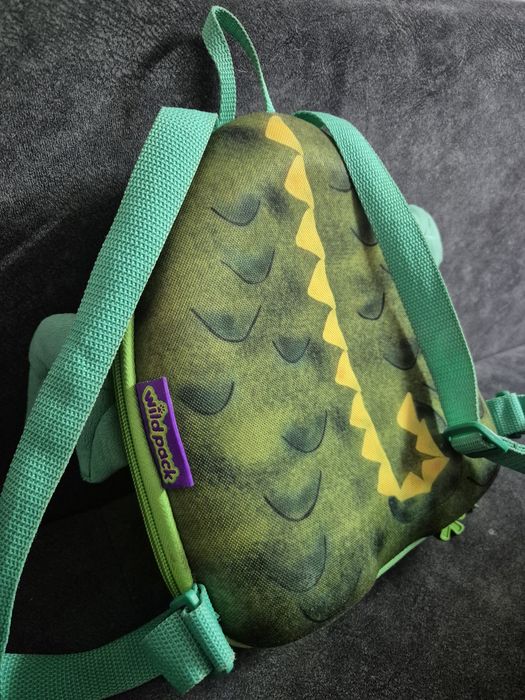 Дитячий рюкзачок ОРИГІНАЛ,  Wild Pack динозаврик, легкий, об'ємний.