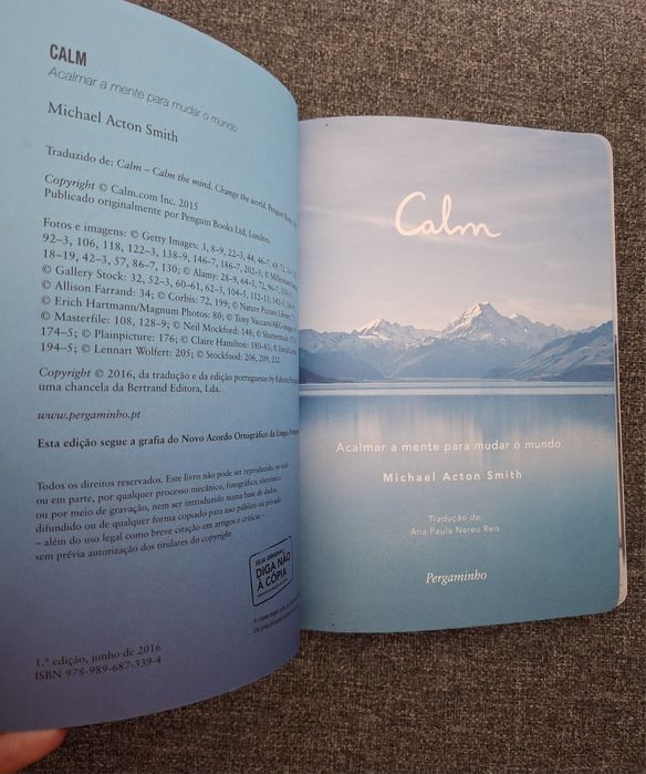 Calm: Acalmar a Mente para mudar o Mundo de Michael Acton Smith
