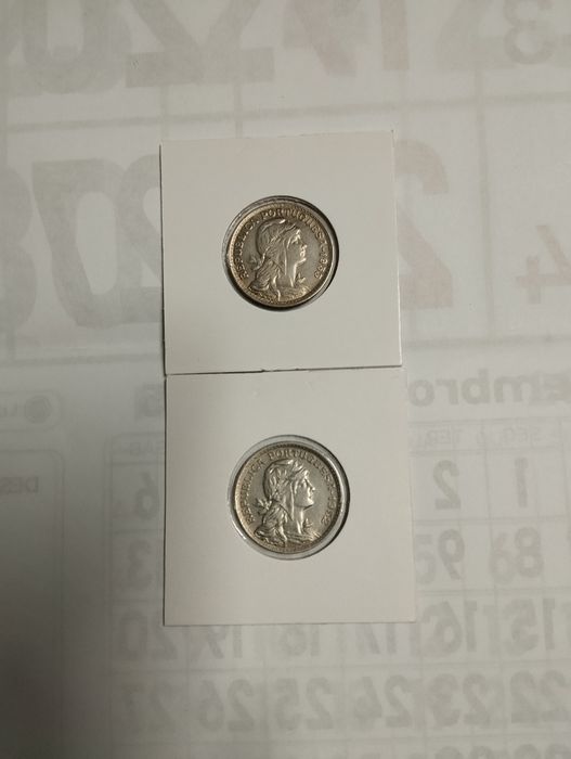 2 moedas de 50 centavos boas datas 1952.53