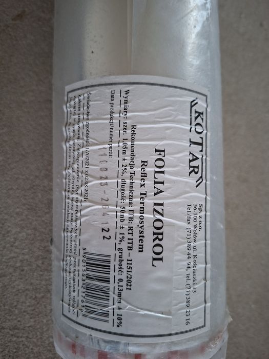 Folia do ogrzewania podłogowego 50mb