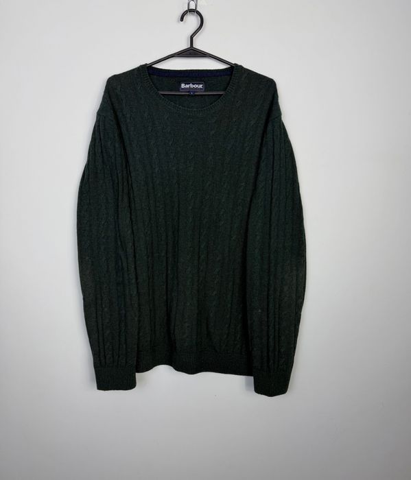 Sweter Warkocz Barbour Established Wełna / Len