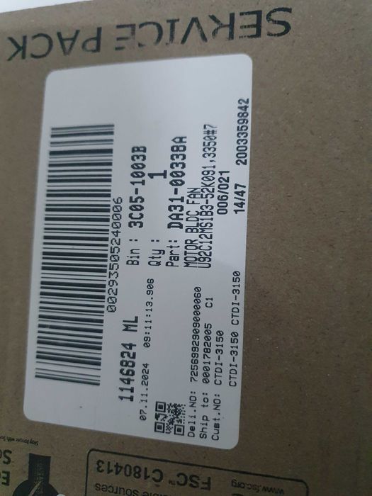 Motor ventilador para frigorífico samsung DA31