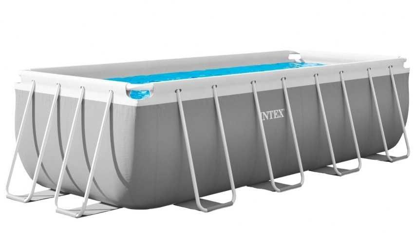 Piscina INTEX Retangular 400x200x122 + Bomba + Escada