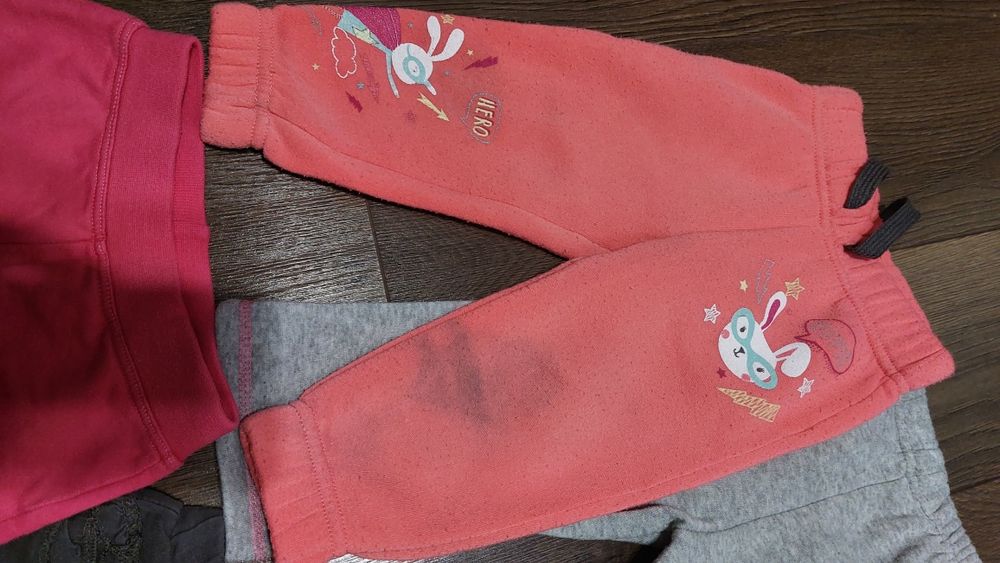 Spodnie komplet set 98 dziewczęce