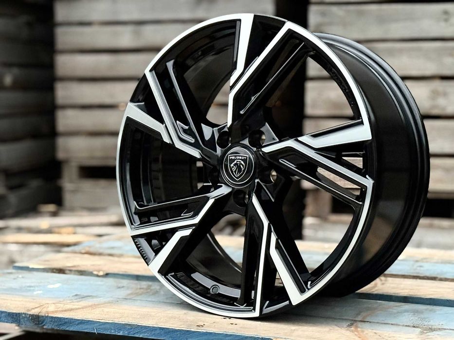 Minigonne Laterali Auto Zyph Per Peugeot - 2 Segmenti, ABS Nero Lucido