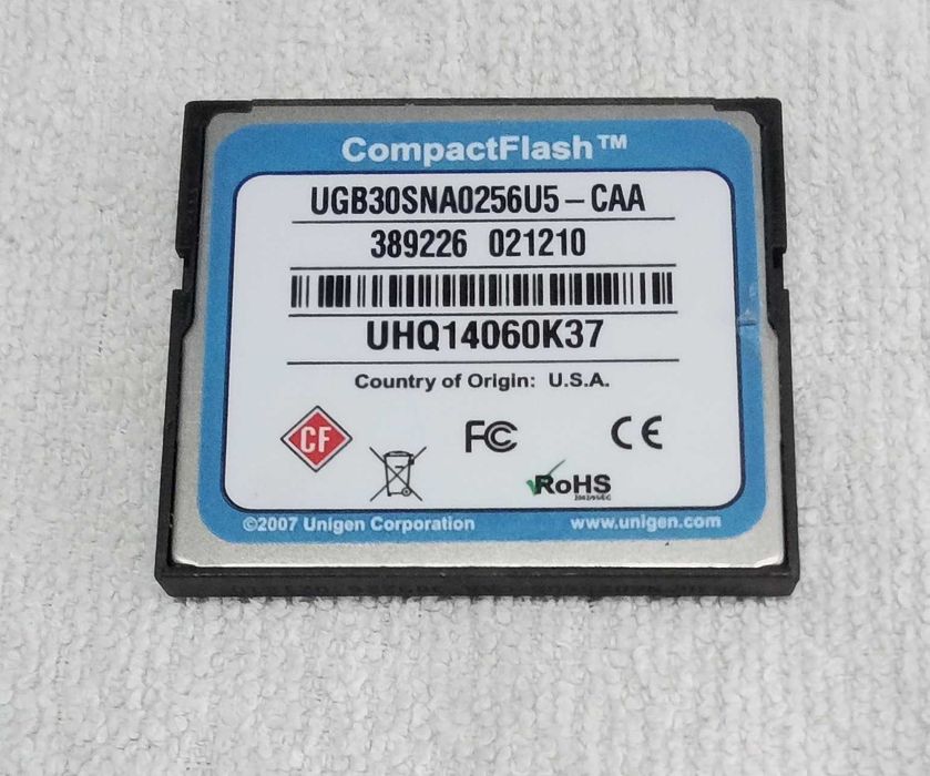 [PC Vintage] Cartão Compactflash 256mb - CISCO