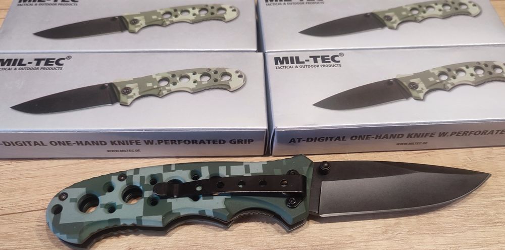 Нож MIL-TEC AT-Digital 15317170 криса пиксель камуфляж mora ontario