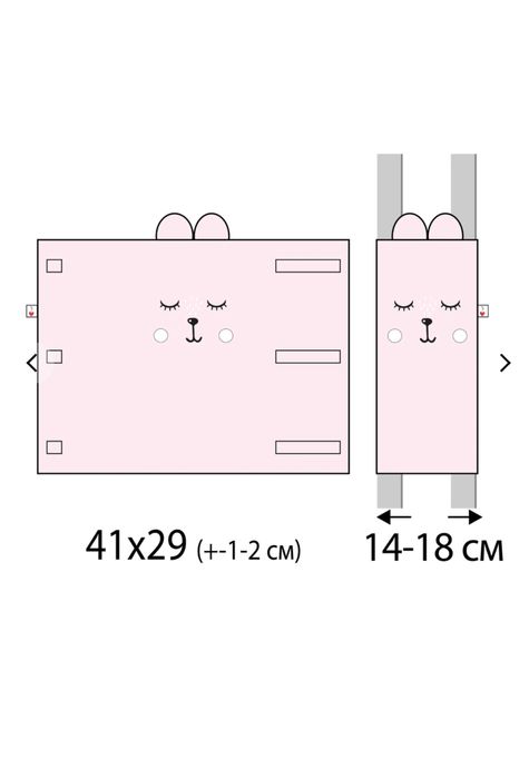 Бампер на дитяче ліжечко  6 шт. від BABY VERES "Дівчинка"