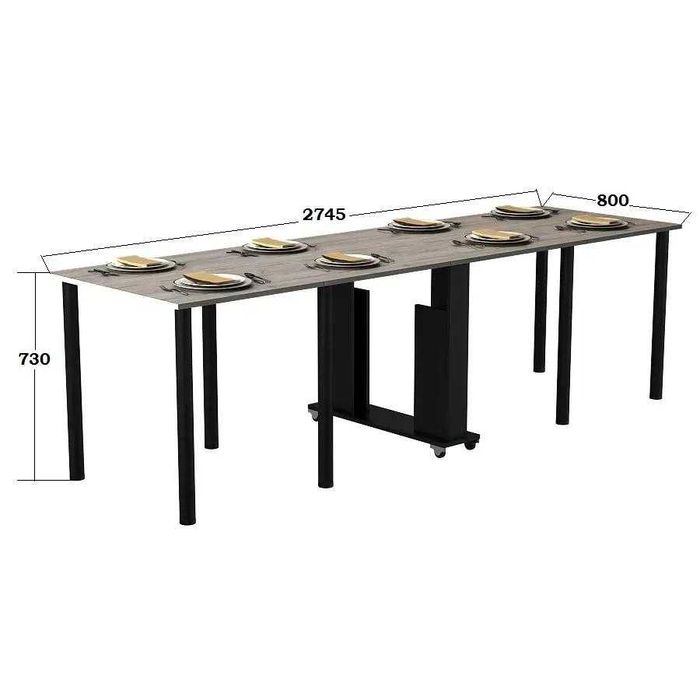 Стіл-книжка \ стіл трансформер, столи нові до 275 см довжини