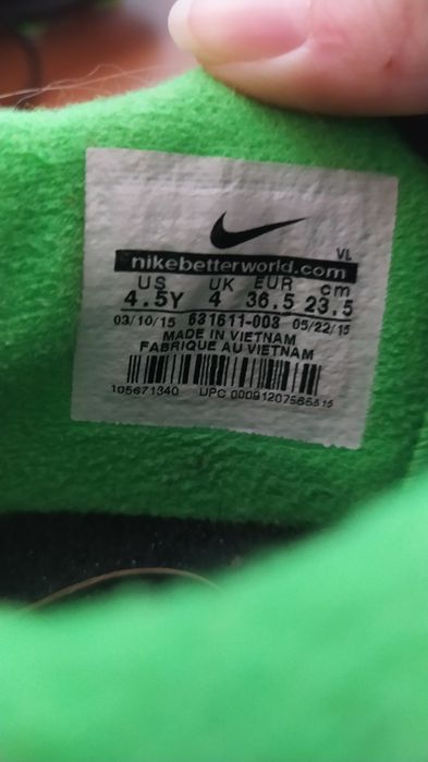 Бутси Nike розмір 36,5