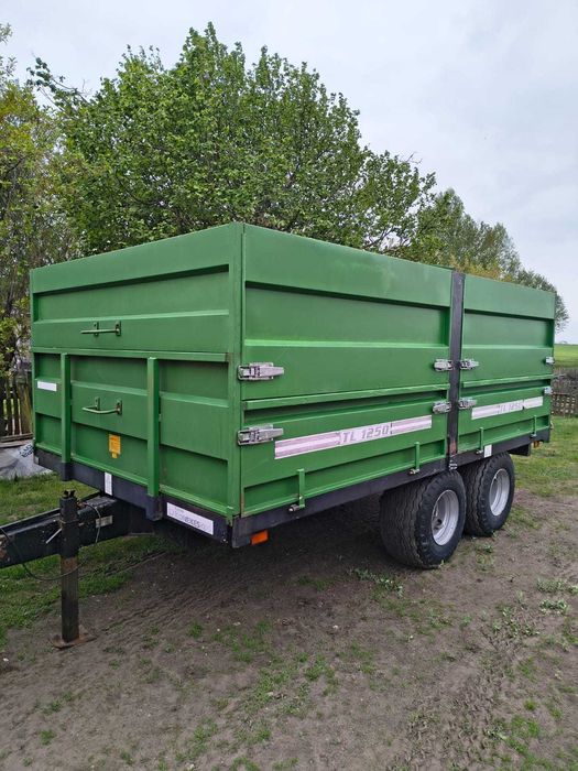 Przyczepa rolnicza wywrotka tandem 11 ton
