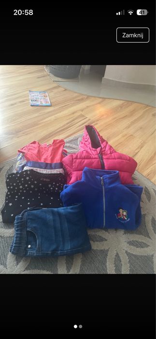 Ubrania dla dziewczynki zestaw