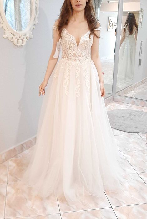 Suknia ślubna princess litera A