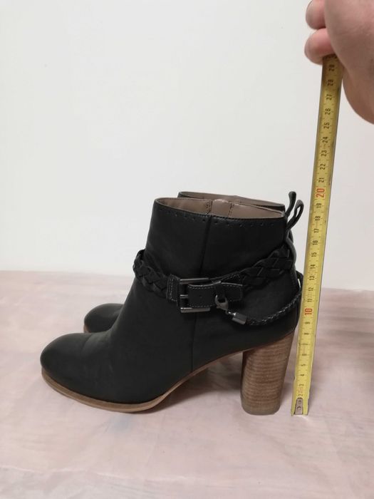 Buty botki skórzane Ecco rozmiar 40 wkładka 26 cm