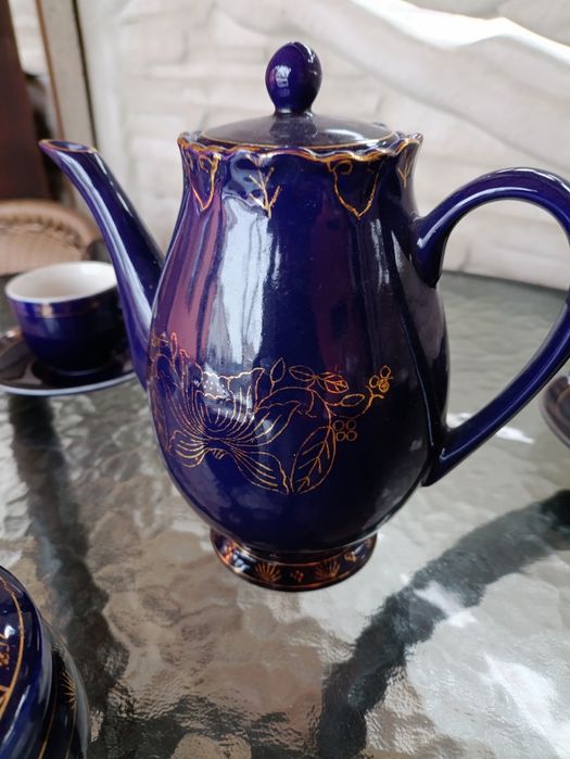 Kąplet kawowy fajans