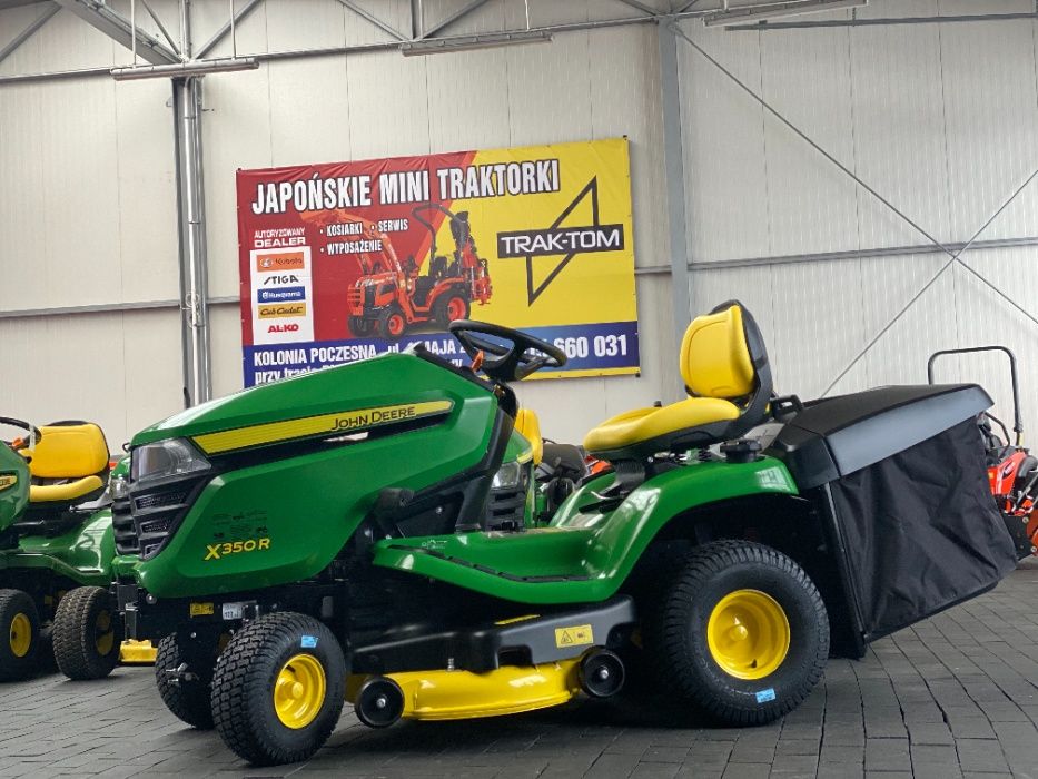 Traktor Ogrodowy JOHN DEERE X350R / V-TWIN 726 cm³ / AGREGAT 107 CM