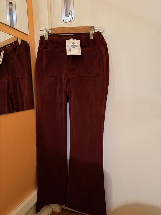 Calças vermelhas/ bordeux Criança Patricia Mandiluce