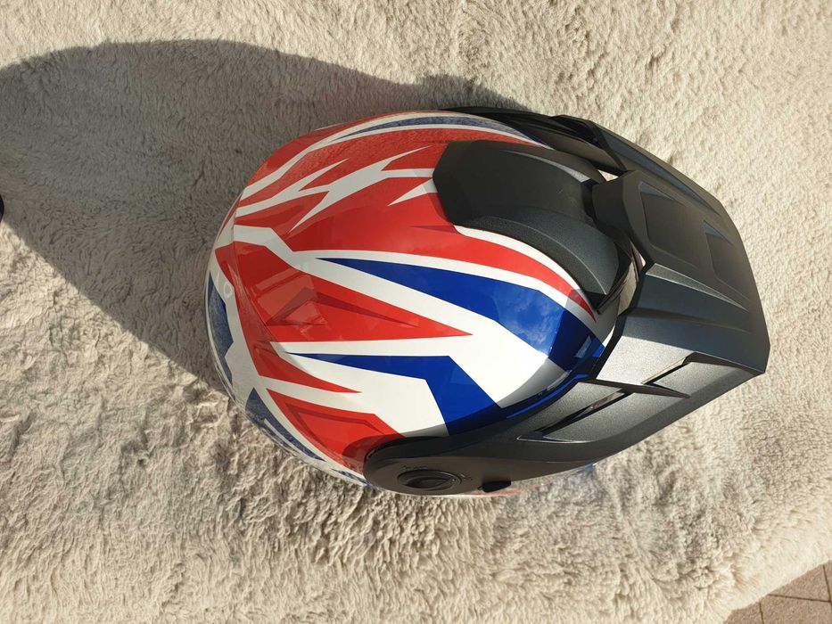 Schuberth E1 rozm S  szczękowy kask motocyklowy z blendą + intecom SC10U