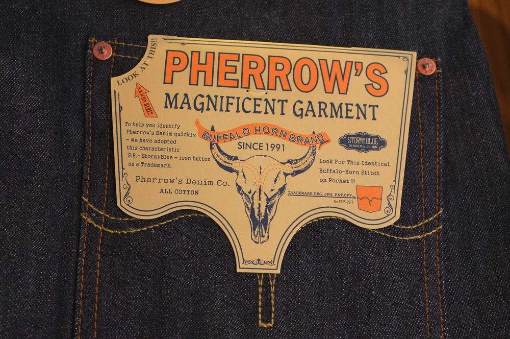Джинсы Японские Pherrow’s (Размер W34) 50-52 EUR L-XL Selvedge Japan Denim