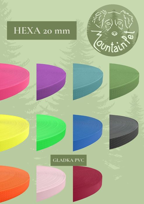 Smycz przepinania dla psa 5M  wodoodporna khaki pcv